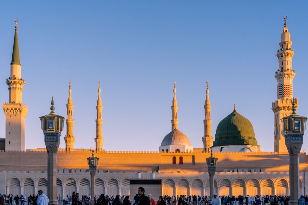 مسجد وقت الغروب